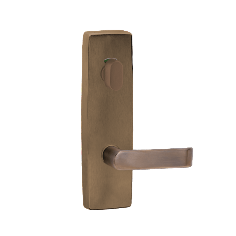 Lockwood 1816 Square End Plate With Privacy Indicator Turn & 59 Lever Oil Rubbed Bronze 1816/59ORB