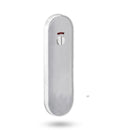 Lockwood 2813 Round End Plate With Privacy Indicator Emergency Turn Satin Chrome 2813SC - primehardware