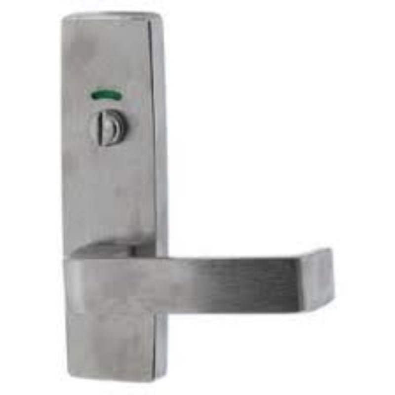 Lockwood 1816 Square End Plate With Privacy Indicator Turn & 90 Lever Satin Chrome 1816/90SC
