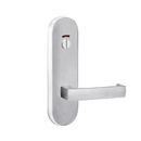 Lockwood 2814 Round End Plate With Privacy Indicator Emergency Turn & 112 Lever Satin Chrome 2814/112SC - primehardware