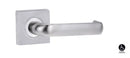 Lockwood Symphony 77 Lever On Square Rose Full Set Satin Chrome 1420/1421/77SC - primehardware