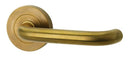 Lockwood Symphony 70 Lever On Round Rose Full Set Architectural Bronze 1220/1221/70AZ - primehardware