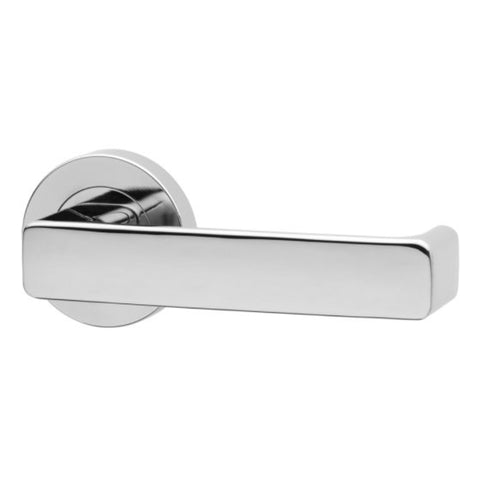 Lockwood Symphony 76 Lever On Round Rose Full Set Chrome Plate 1220/1221/76CP - primehardware