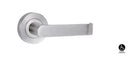 Lockwood Symphony 59 Lever On Round Rose Full Set Satin Chrome 1220/1221/59SC - primehardware