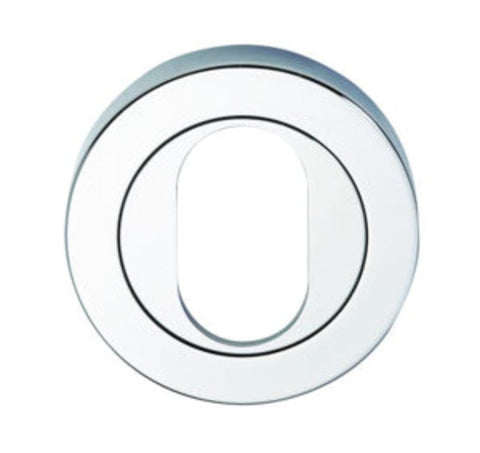 Lockwood Symphony 1220 Series Oval Cylinder Escutcheon - Surface Fix Satin Brass Unlacquered 1226/ISBU - primehardware