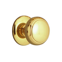 Superior Brass Knob Latch 52mm Polished Brass 52mm Dia Knob / 52mm Back Plate (Pair)