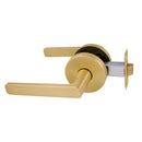 Gainsborough Avant Quick Fix Rivera Passage Lever Set with Latch Satin Brass