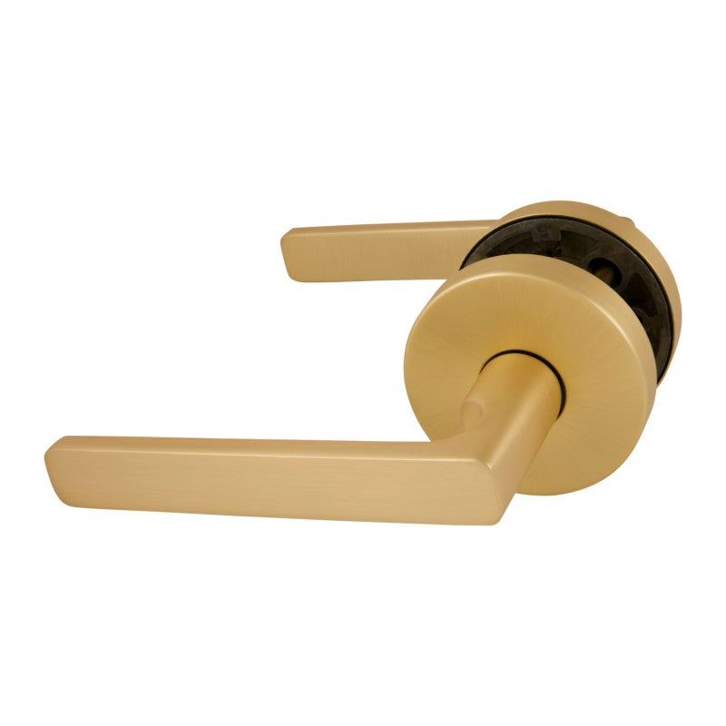Gainsborough Avant QuickFix Rivera Passage Lever Set Satin Brass