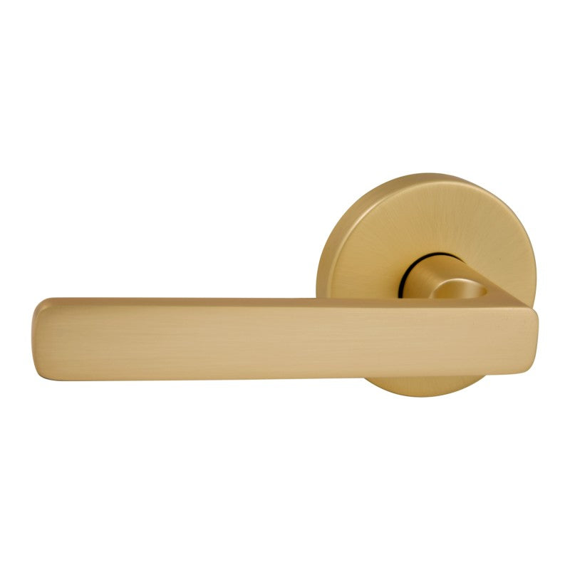 Gainsborough Avant Quick Fix Rivera Passage Lever Set with Latch Satin Brass
