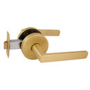 Gainsborough Avant Quick Fix Rivera Passage Lever Set with Latch Satin Brass