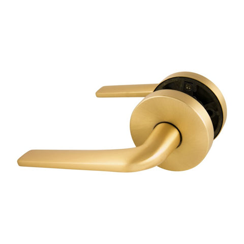 Gainsborough Avant Quick Fix Sierra Passage Lever Set with Latch Satin Brass
