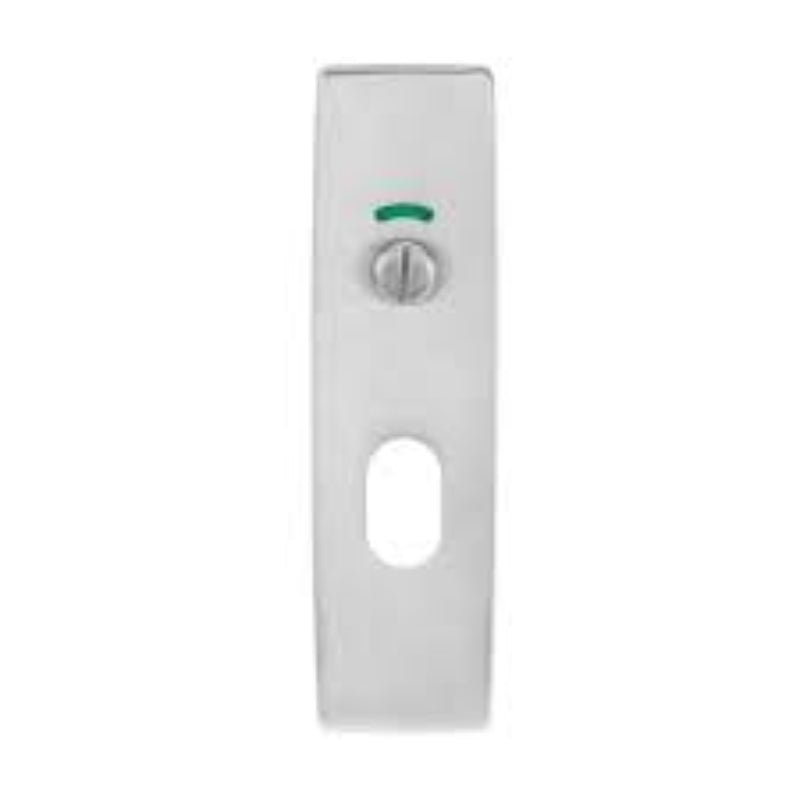 Lockwood 1819 Square End Plate With Privacy Indicator Emergency Turn & Low Cylinder Satin Brass 1819SB