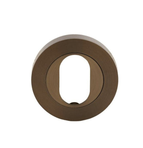 Oval Escutcheon on the white background