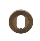 Oval Escutcheon on the white background