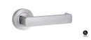 Lockwood Symphony 76 Lever On Round Rose Full Set Satin Chrome 1220/1221/76SC - primehardware