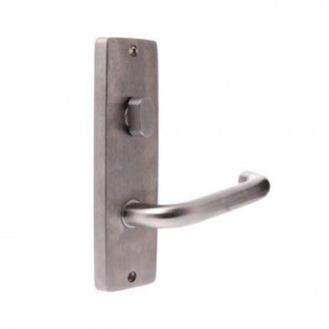 Lockwood 1904 Square End Plate with Turn & 70 Lever Double Satin Chrome Plate 1904/70DSC - primehardware