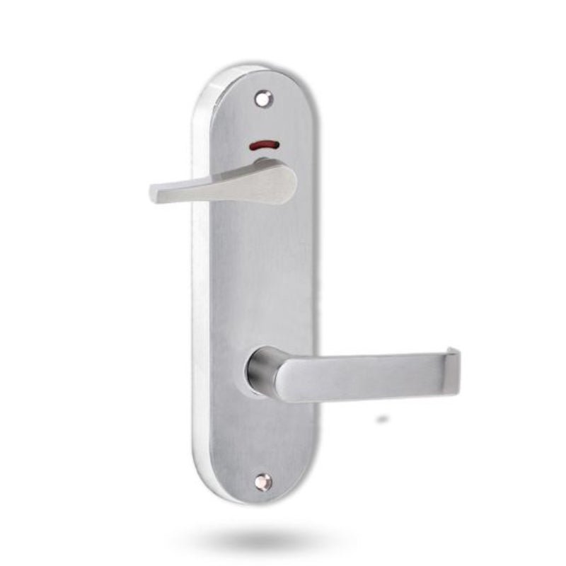 Lockwood 2941 Round End Plate Privacy Indicator Disabled Turn & 59 Lever Satin Chrome 2941/59SC - primehardware