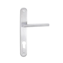 Zanda Vector Longplate Lever Handle Satin Chrome Passage Privacy Entrance