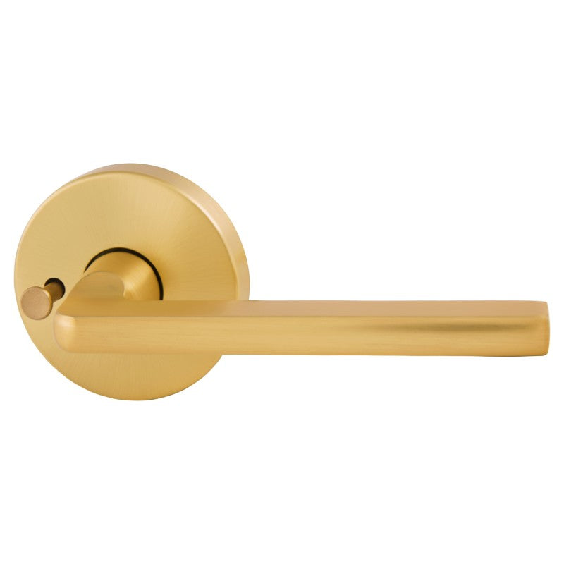 Gainsborough Avant Quick Fix Alba Privacy Lever Set with Latch Satin Brass