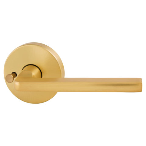 Gainsborough Avant Quick Fix Alba Privacy Lever Set with Latch Satin Brass