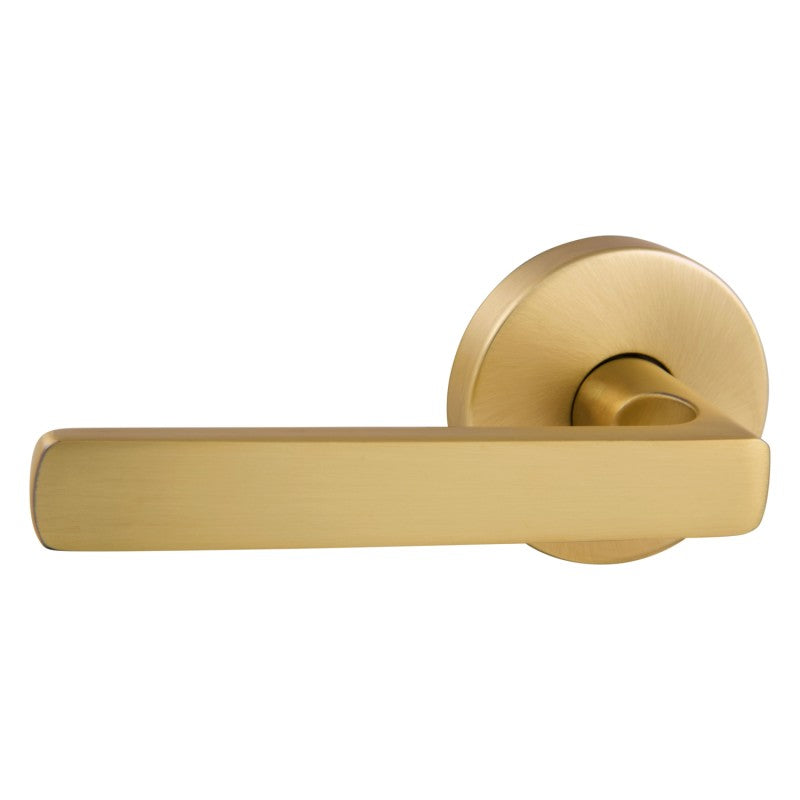 Gainsborough Avant QuickFix Rivera Privacy Lever Set with Latch Satin Brass