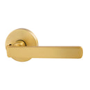 Gainsborough Avant QuickFix Rivera Privacy Lever Set with Latch Satin Brass