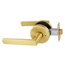 Gainsborough Avant QuickFix Rivera Privacy Lever Set with Latch Satin Brass