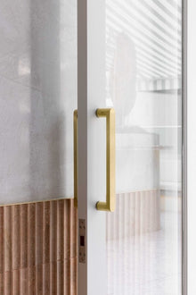 Zanda Duke Entrance Pull Handle | Satin Brass 316SS AS1428 — 3 Sizes
