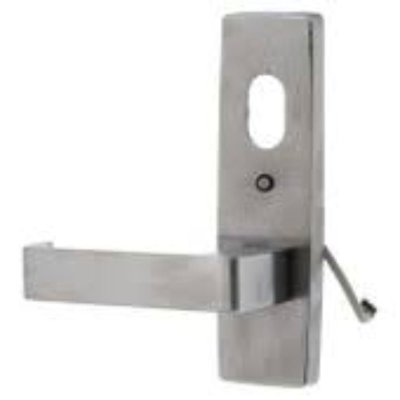 Lockwood 1820 Square End Plate with Cylinder Hole, LED Indicator & 70 Lever Chrome Plate 1820/70CP