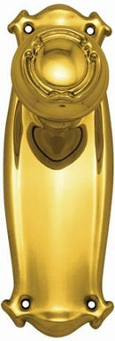 Superior Brass Scroll Knob Latch Passage Set PB 255x75mm - primehardware