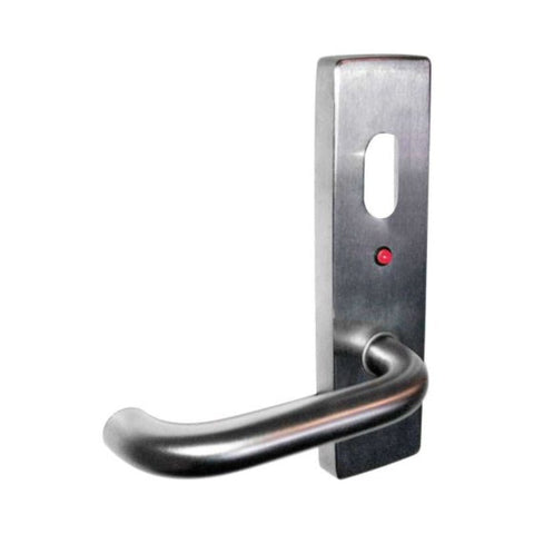 Lockwood 1820 Square End Plate with Cylinder Hole, LED Indicator & 70 Lever Satin Chrome 1820/70SC - primehardware
