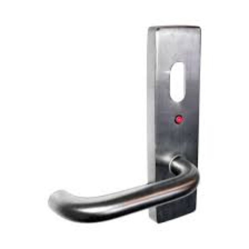 Lockwood 1820 Square End Plate with Cylinder Hole, LED Indicator & 76 Lever Polyester Powdercoat 1820/76PC - primehardware