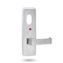 Lockwood 1820 Square End Plate with Cylinder Hole, LED Indicator & 77 Lever Satin Chrome 1820/77SC - primehardware