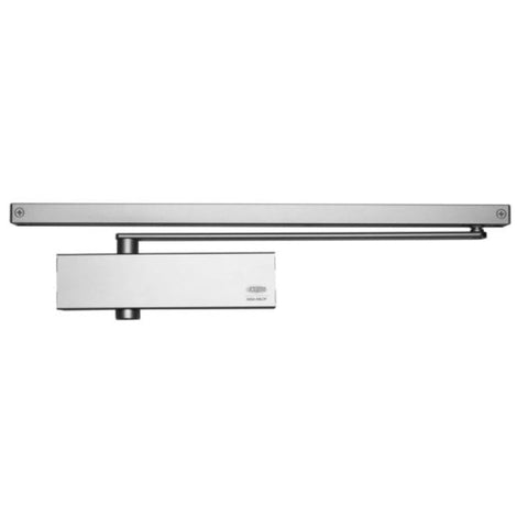 Lockwood 7726 Series Size 2 - 6 Slide Rail Door Closer Backcheck Delayed Action Silver 7726SRDASIL - primehardware