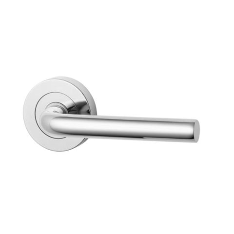 Lockwood Symphony 97 Lever On Round Rose Full Set Chrome Plate 1220/1221/97CP - primehardware