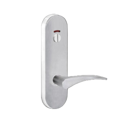 Lockwood 2814 Round End Plate With Privacy Indicator Emergency Turn & 155 Lever Polyester Powdercoat 2814/155PC - primehardware