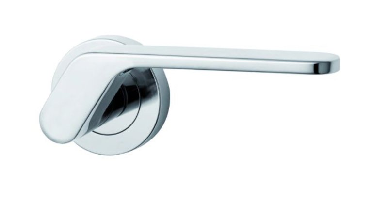 Lockwood Symphony 41 Lever On Round Rose Full Set Suit Privacy Adaptor LH Satin Chrome  1220/1321/41LSC