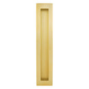 Gainsborough 250 mm Rectangular Flush Pull Satin Brass