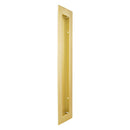 Gainsborough 250 mm Rectangular Flush Pull Satin Brass
