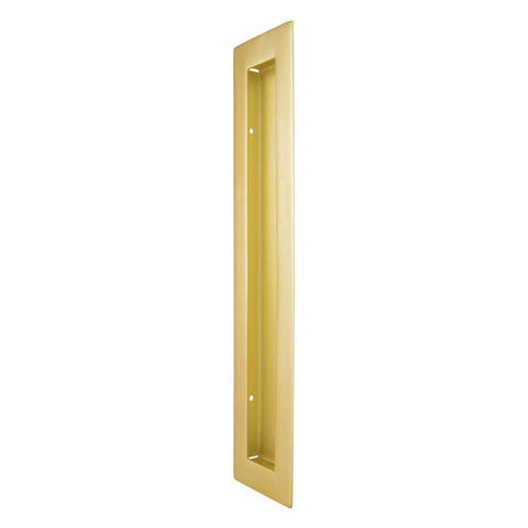 Gainsborough 250 mm Rectangular Flush Pull Satin Brass