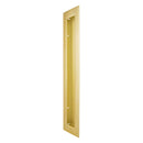 Gainsborough 250 mm Rectangular Flush Pull Satin Brass