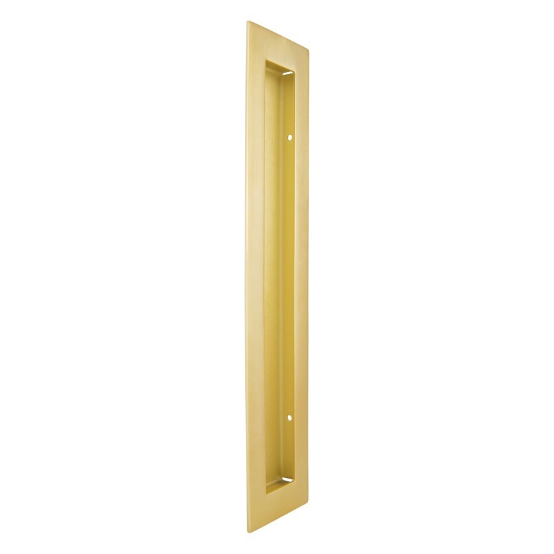 Gainsborough 250 mm Rectangular Flush Pull Satin Brass