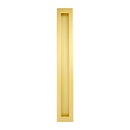 Gainsborough 350 mm Rectangular Flush Pull Satin Brass