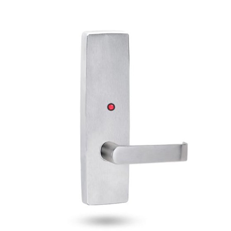 Lockwood 1822 Square End Plate with LED Indicator & 59 Lever Satin Chrome 1822/59SC