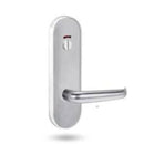 Lockwood 2814 Round End Plate With Privacy Indicator Emergency Turn & 180 Lever Polyester Powdercoat 2814/180PC - primehardware