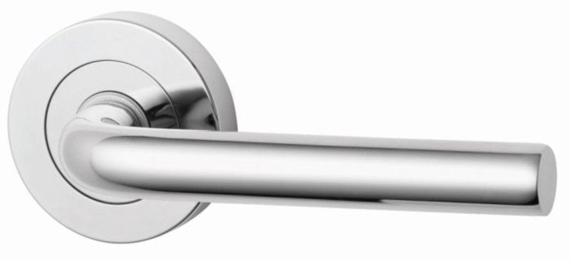Lockwood Symphony 97 Lever On Round Rose Full Set Polyester Powdercoat 1220/1221/97PC - primehardware