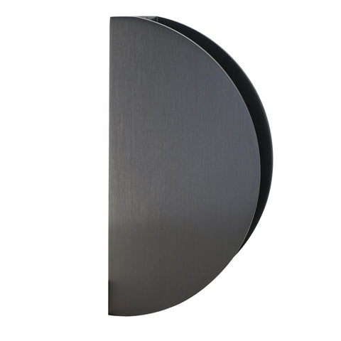 Austyle Entry Handle 1/2 Moon  Bronze/Graphite 300mm  Back To Back Handle