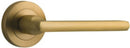 Lockwood Symphony 97 Lever On Ext Round Rose Half Set Polished Brass 1220/97PB - primehardware
