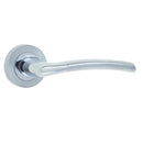 Lockwood Symphony 41 Lever On Ext Round Rose Half Set RH Satin Chrome 1220/41RSC - primehardware