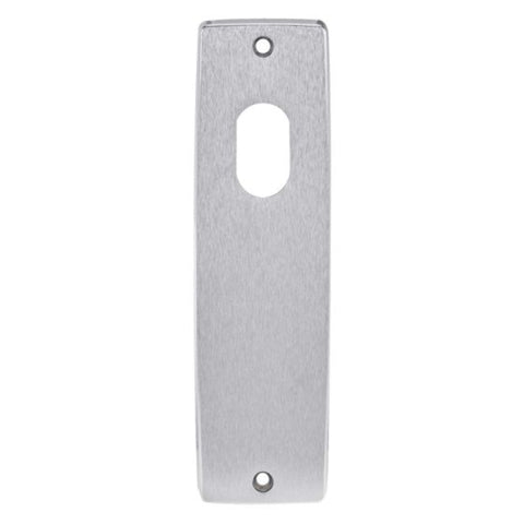 Lockwood 1900 Square End Plate with Cylinder Hole Satin Chrome 1900DSC - primehardware